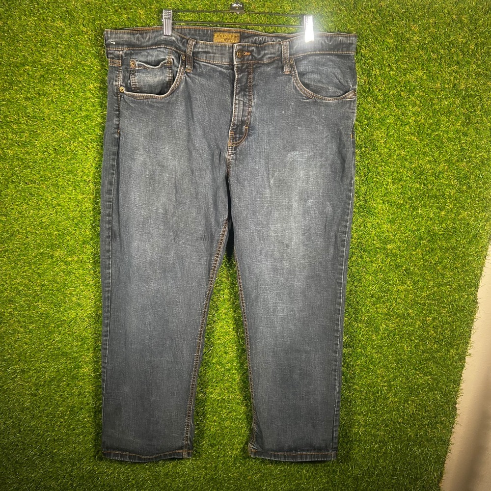 Urban Star‎ Mens Relaxed Fit Straight Leg Jeans Blue Denim 42x30 02513692CO